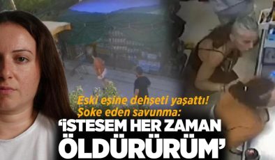 Eski eşine dehşeti yaşattı! Şok savunma: İstesem her zaman öldürürüm