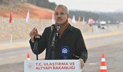 Bakan Uraloğlu açıkladı: Seyahat süresi 35 dakika daha kısalıyor
